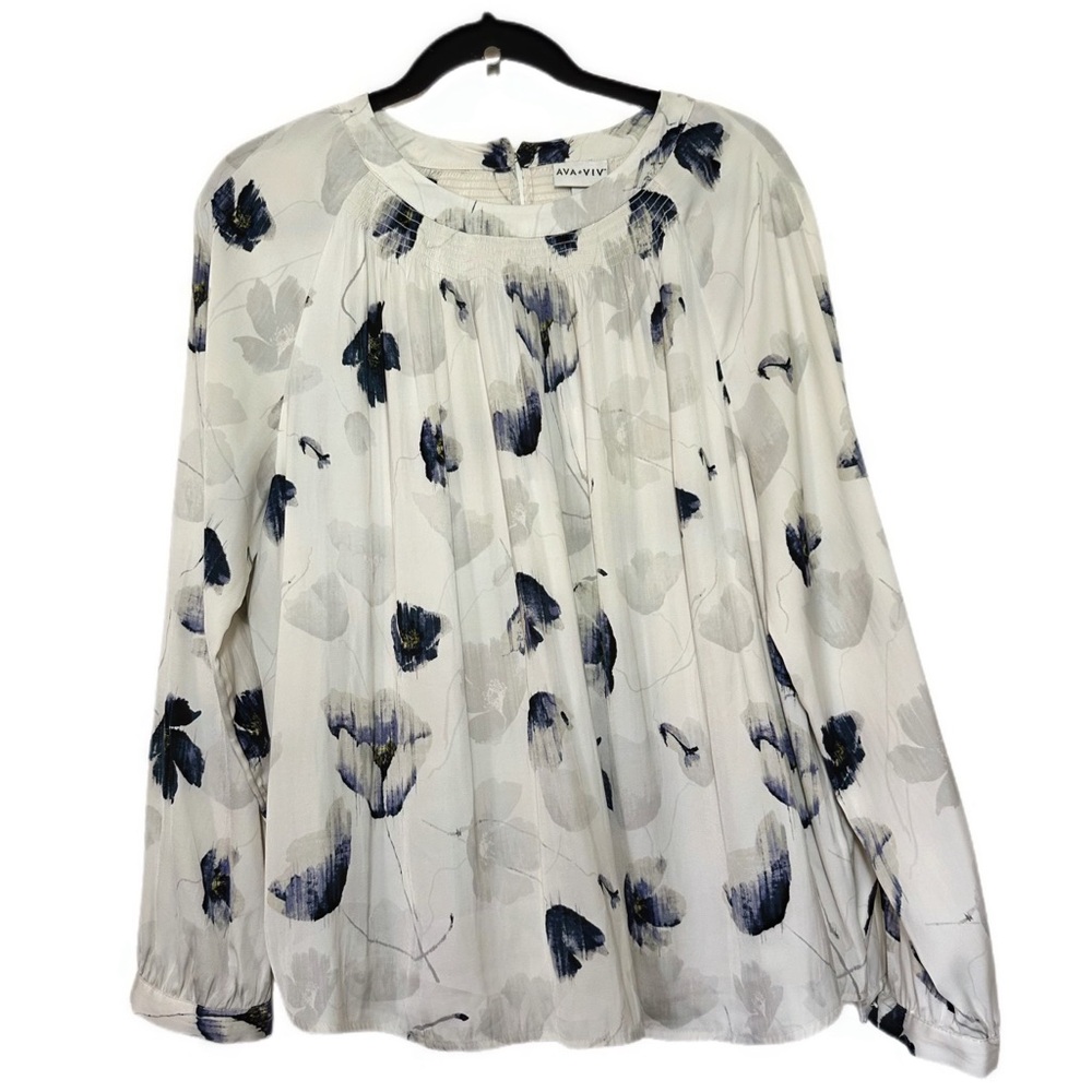 Ava & Viv Floral Blouse